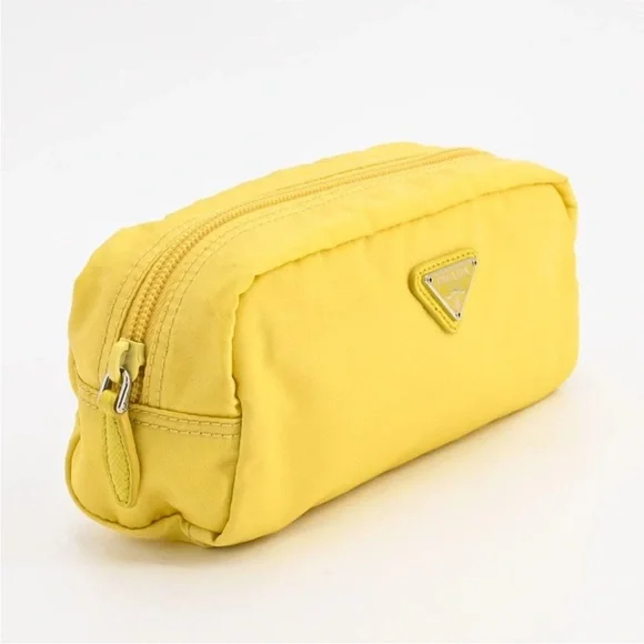 Prada Yellow Cosmetic Bag - Picture 2 of 8